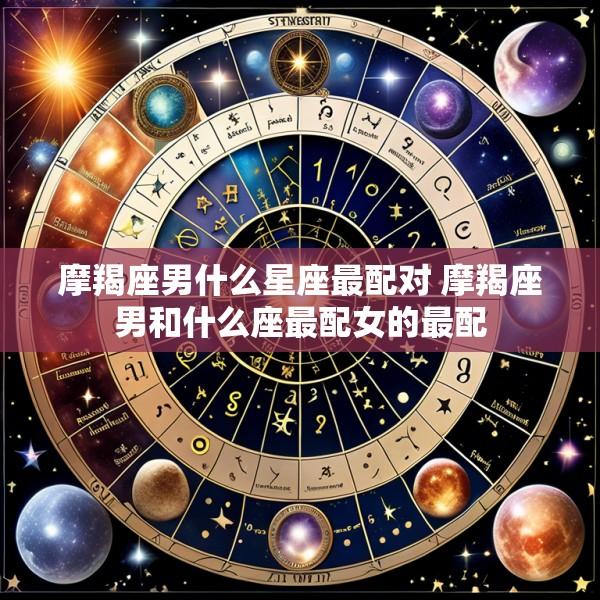 摩羯座男什么星座最配对 摩羯座男和什么座最配女的最配