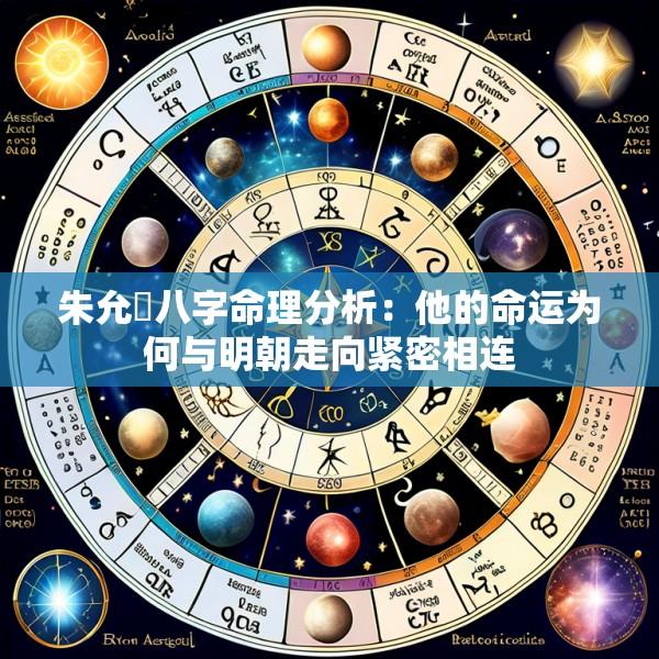 朱允炆八字命理分析：他的命运为何与明朝走向紧密相连