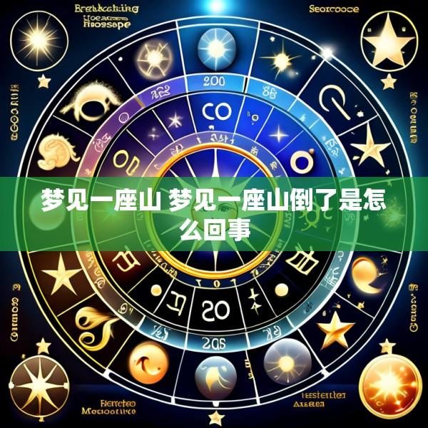 梦见一座山 梦见一座山倒了是怎么回事