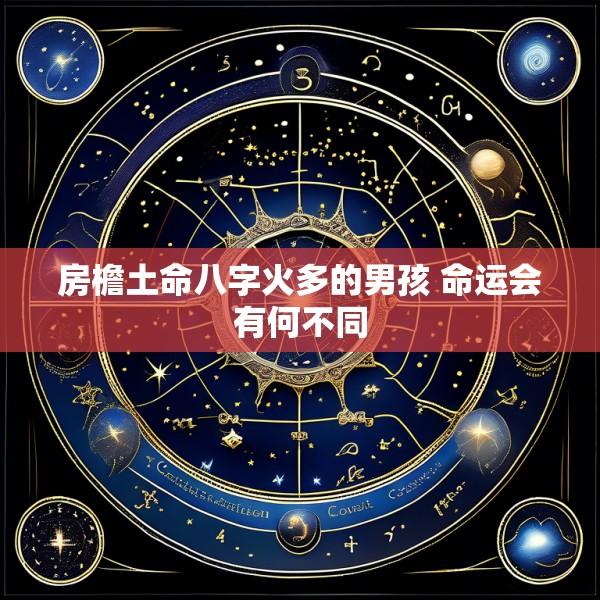 房檐土命八字火多的男孩 命运会有何不同