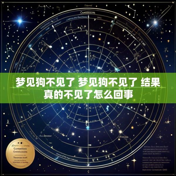 梦见狗不见了 梦见狗不见了 结果真的不见了怎么回事