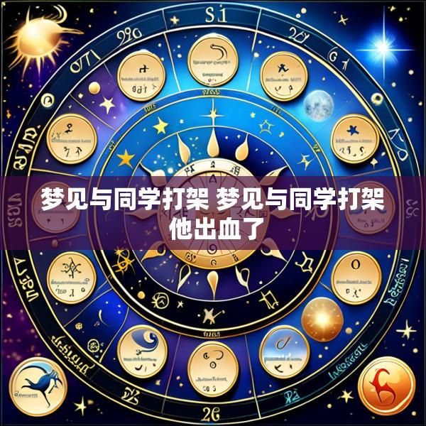 梦见与同学打架 梦见与同学打架 他出血了