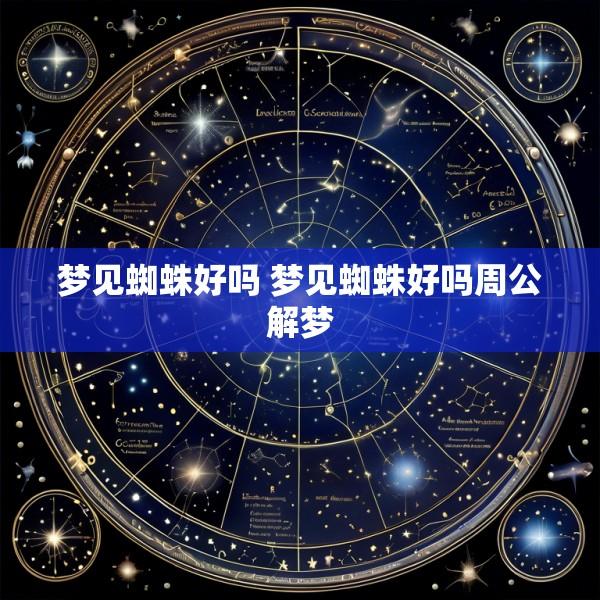 梦见蜘蛛好吗 梦见蜘蛛好吗周公解梦