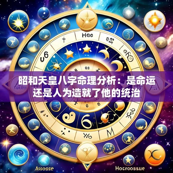 昭和天皇八字命理分析：是命运还是人为造就了他的统治