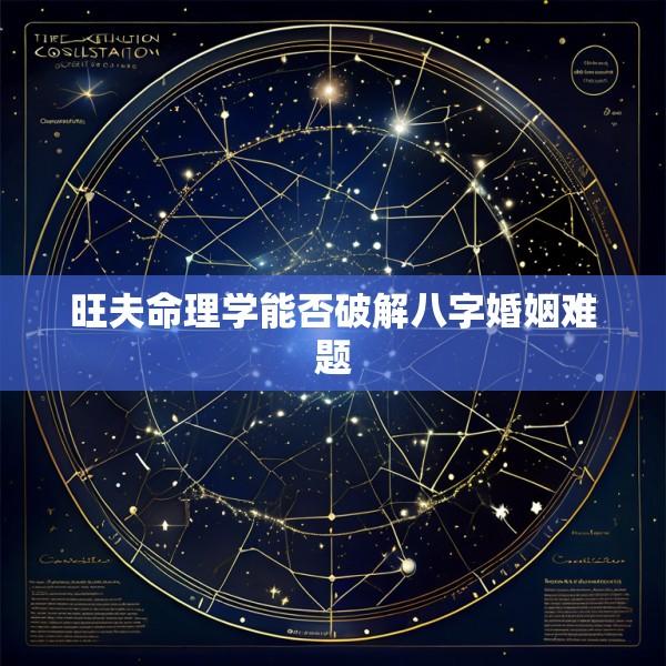 旺夫命理学能否破解八字婚姻难题