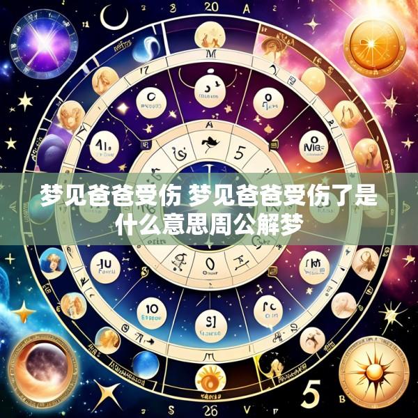 梦见爸爸受伤 梦见爸爸受伤了是什么意思周公解梦
