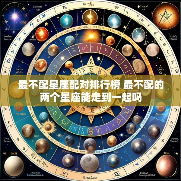最不配星座配对排行榜 最不配的两个星座能走到一起吗
