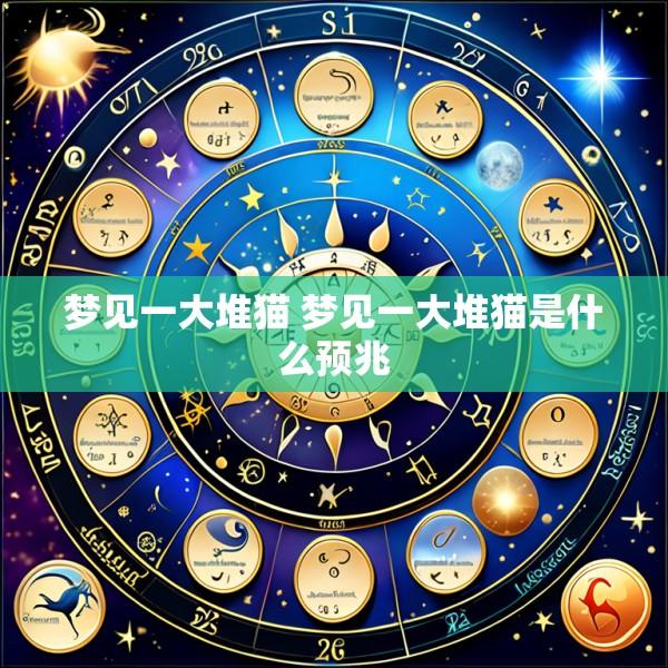 梦见一大堆猫 梦见一大堆猫是什么预兆