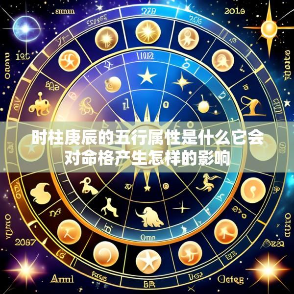 时柱庚辰的五行属性是什么它会对命格产生怎样的影响