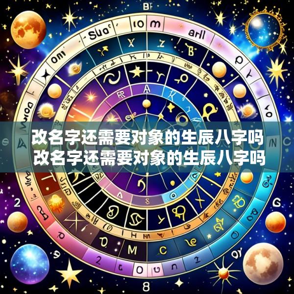 改名字还需要对象的生辰八字吗 改名字还需要对象的生辰八字吗怎么改
