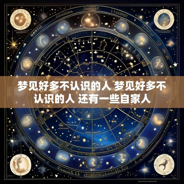 梦见好多不认识的人 梦见好多不认识的人 还有一些自家人