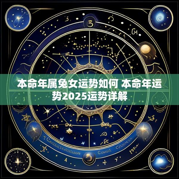 本命年属兔女运势如何 本命年运势2025运势详解