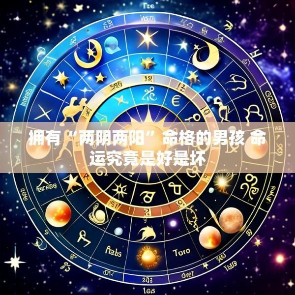 拥有“两阴两阳”命格的男孩 命运究竟是好是坏