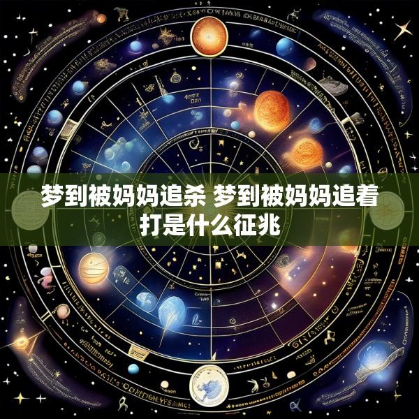 梦到被妈妈追杀 梦到被妈妈追着打是什么征兆