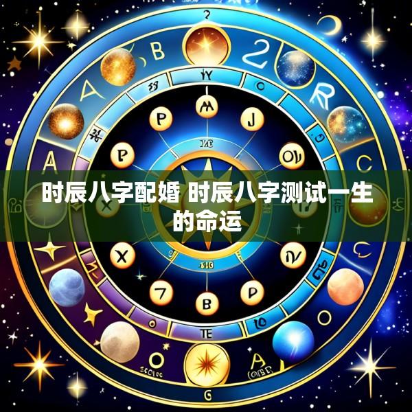 时辰八字配婚 时辰八字测试一生的命运