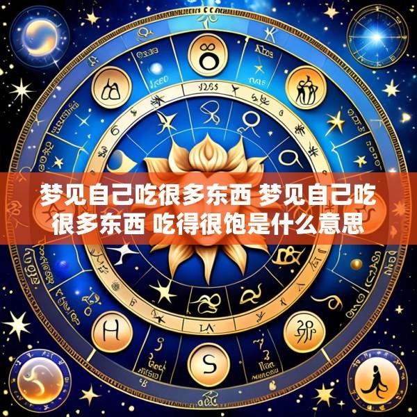 梦见自己吃很多东西 梦见自己吃很多东西 吃得很饱是什么意思