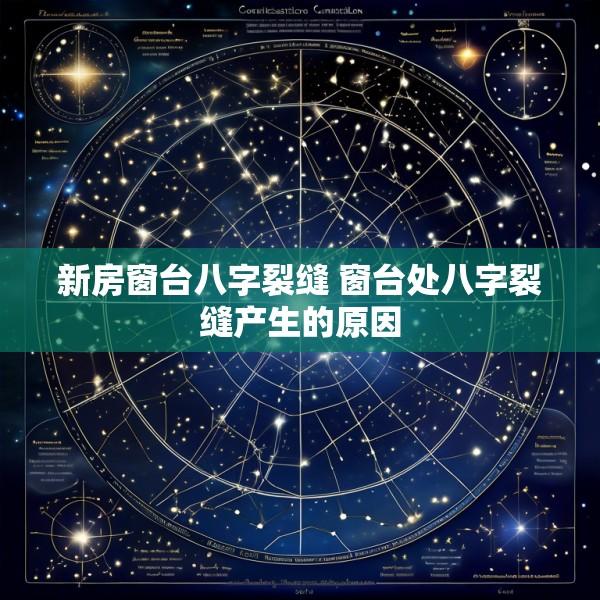 新房窗台八字裂缝 窗台处八字裂缝产生的原因