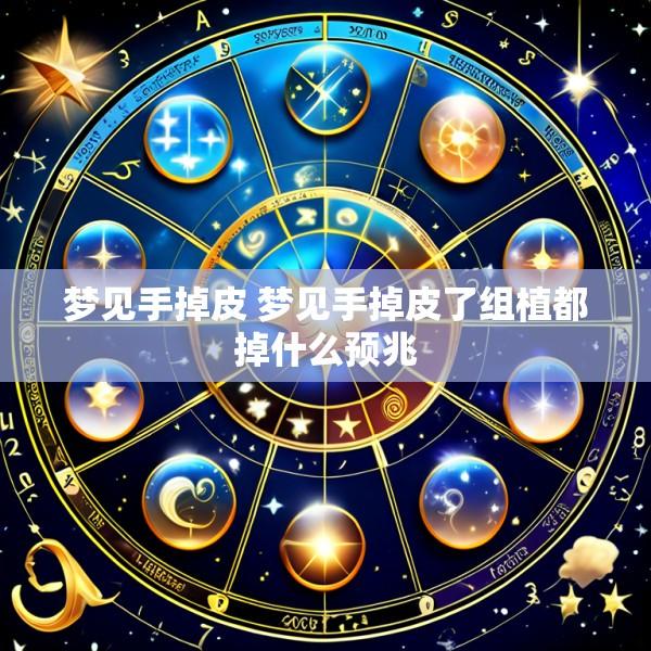 梦见手掉皮 梦见手掉皮了组植都掉什么预兆