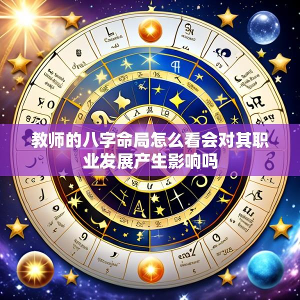 教师的八字命局怎么看会对其职业发展产生影响吗