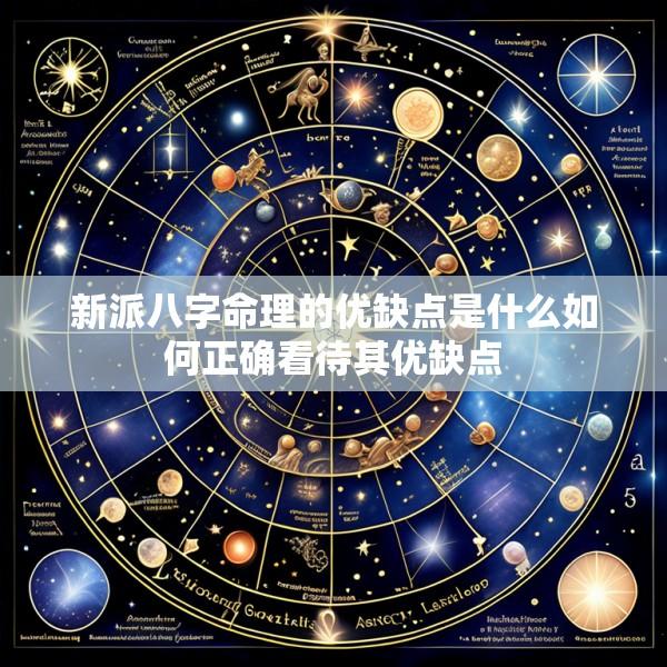 新派八字命理的优缺点是什么如何正确看待其优缺点