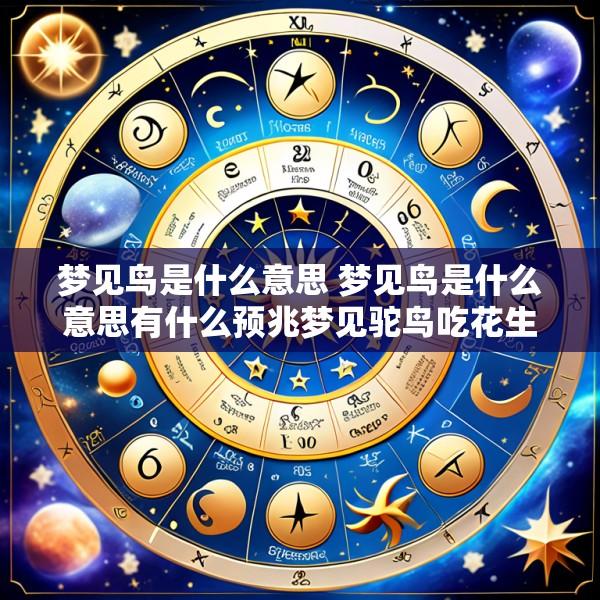 梦见鸟是什么意思 梦见鸟是什么意思有什么预兆梦见驼鸟吃花生