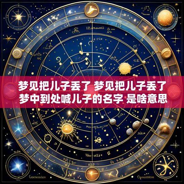 梦见把儿子丢了 梦见把儿子丢了 梦中到处喊儿子的名字 是啥意思