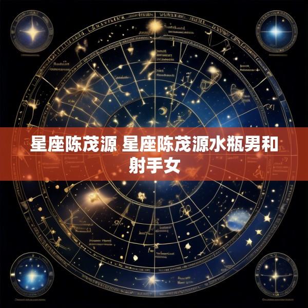 星座陈茂源 星座陈茂源水瓶男和射手女