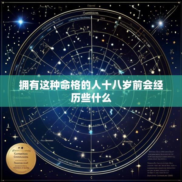 拥有这种命格的人十八岁前会经历些什么