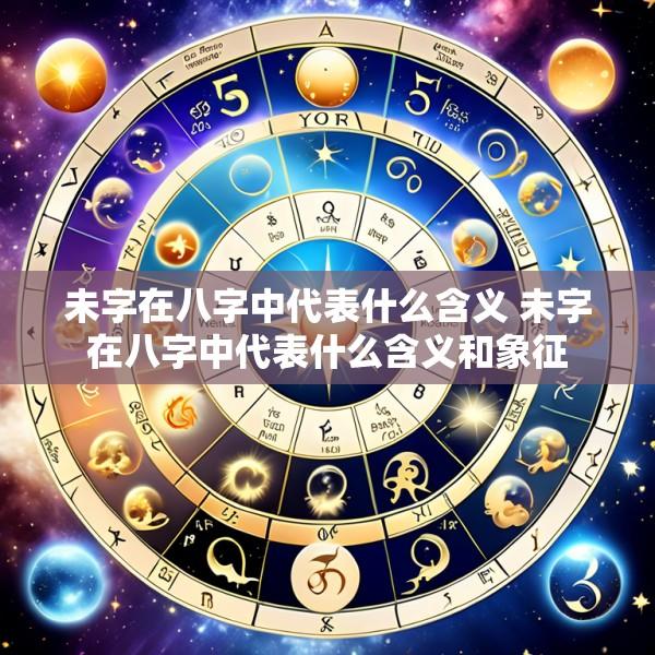 未字在八字中代表什么含义 未字在八字中代表什么含义和象征