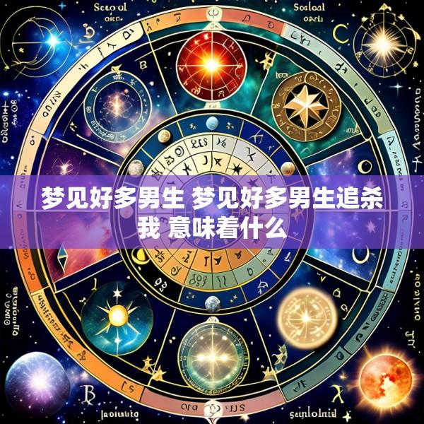 梦见好多男生 梦见好多男生追杀我 意味着什么