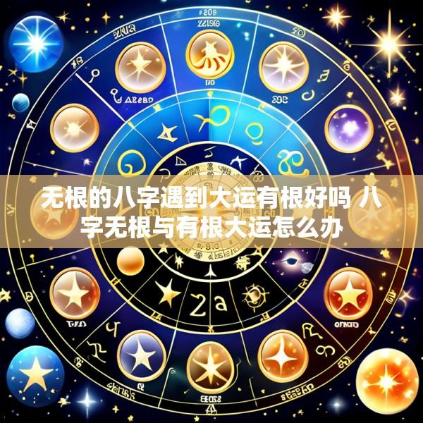 无根的八字遇到大运有根好吗 八字无根与有根大运怎么办