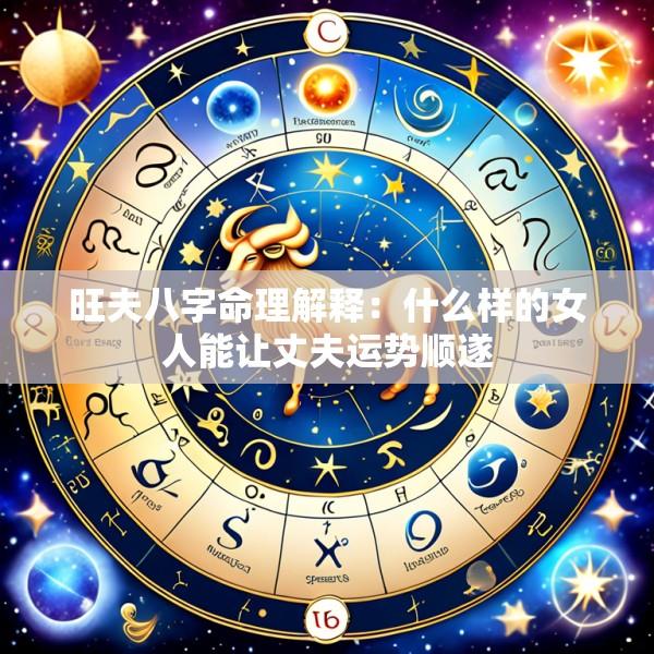 旺夫八字命理解释：什么样的女人能让丈夫运势顺遂