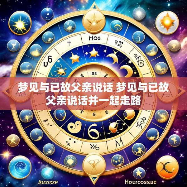 梦见与已故父亲说话 梦见与已故父亲说话并一起走路