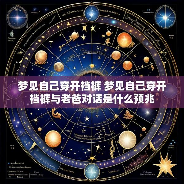 梦见自己穿开裆裤 梦见自己穿开裆裤与老爸对话是什么预兆