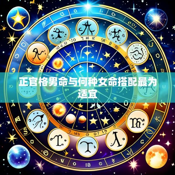 正官格男命与何种女命搭配最为适宜