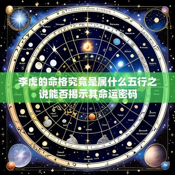 李虎的命格究竟是属什么五行之说能否揭示其命运密码