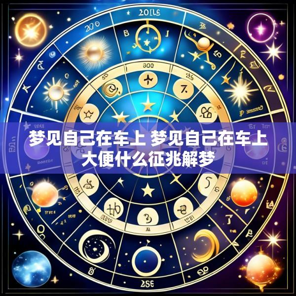 梦见自己在车上 梦见自己在车上大便什么征兆解梦