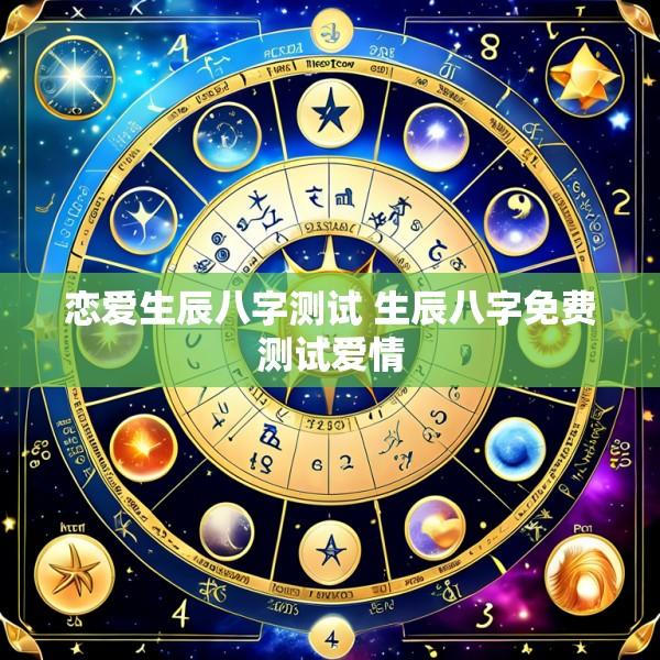恋爱生辰八字测试 生辰八字免费测试爱情