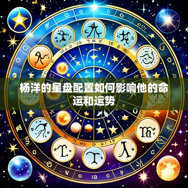 杨洋的星盘配置如何影响他的命运和运势