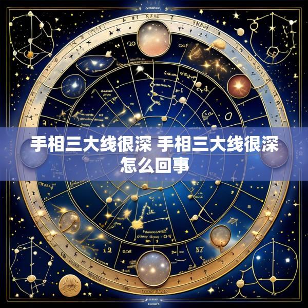 手相三大线很深 手相三大线很深怎么回事