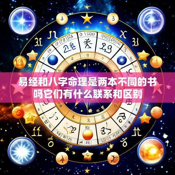 易经和八字命理是两本不同的书吗它们有什么联系和区别