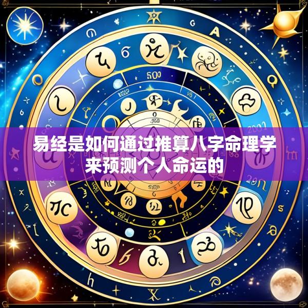 易经是如何通过推算八字命理学来预测个人命运的