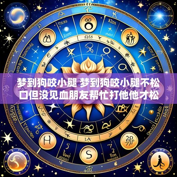 梦到狗咬小腿 梦到狗咬小腿不松口但没见血朋友帮忙打他他才松口