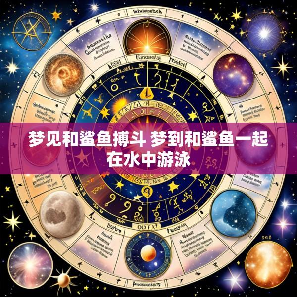 梦见和鲨鱼搏斗 梦到和鲨鱼一起在水中游泳