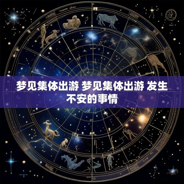 梦见集体出游 梦见集体出游 发生不安的事情