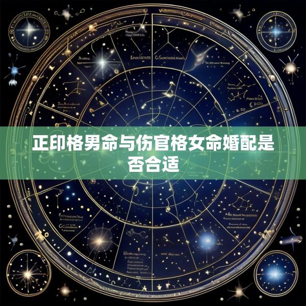 正印格男命与伤官格女命婚配是否合适