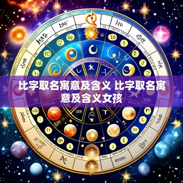比字取名寓意及含义 比字取名寓意及含义女孩