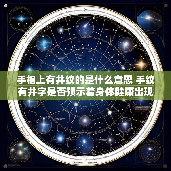 手相上有井纹的是什么意思 手纹有井字是否预示着身体健康出现状况
