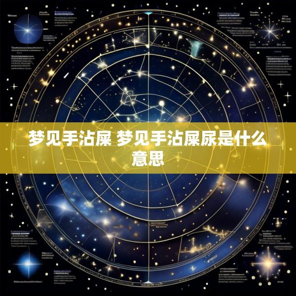 梦见手沾屎 梦见手沾屎尿是什么意思