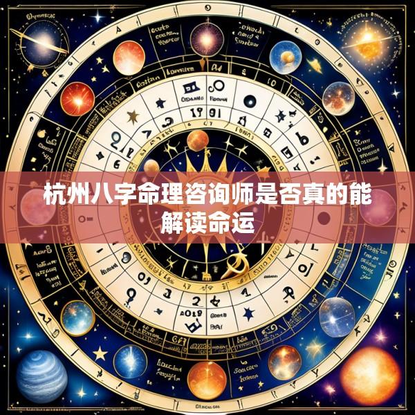 杭州八字命理咨询师是否真的能解读命运